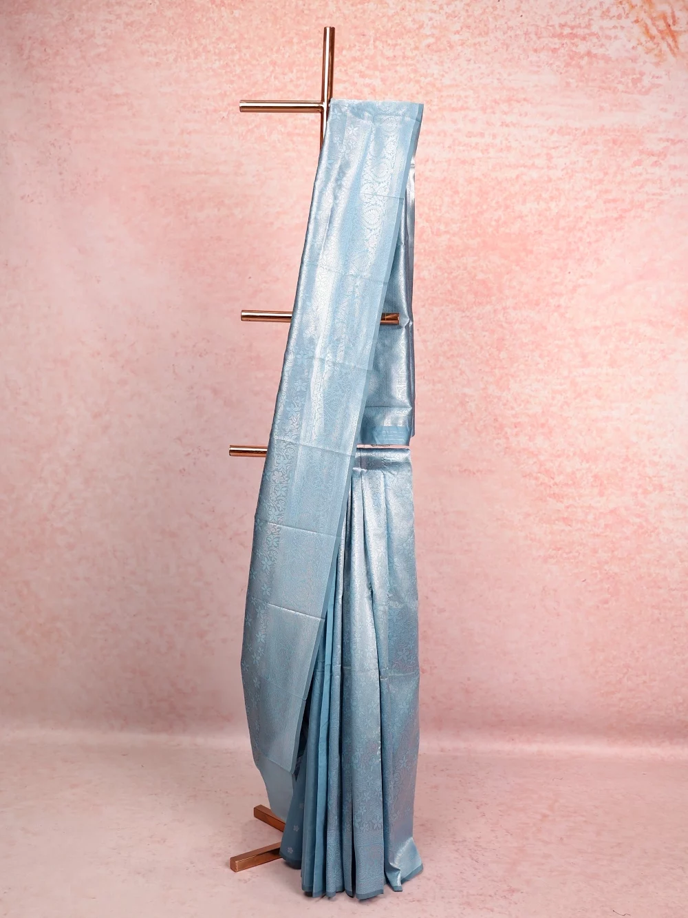 Blue Semi Silk Saree