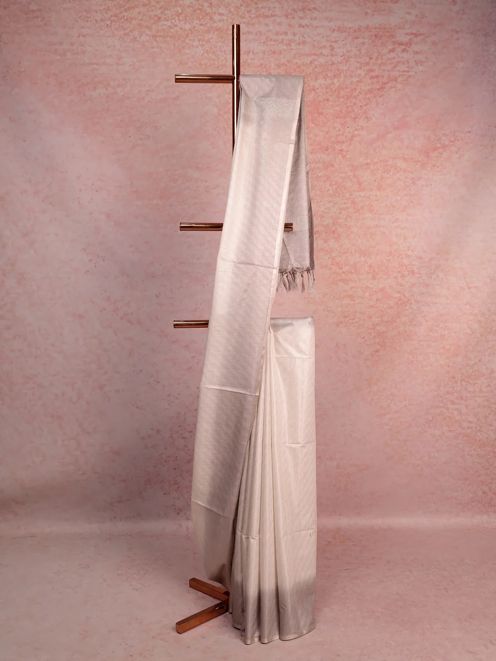 Off White Semi Tissue Saree