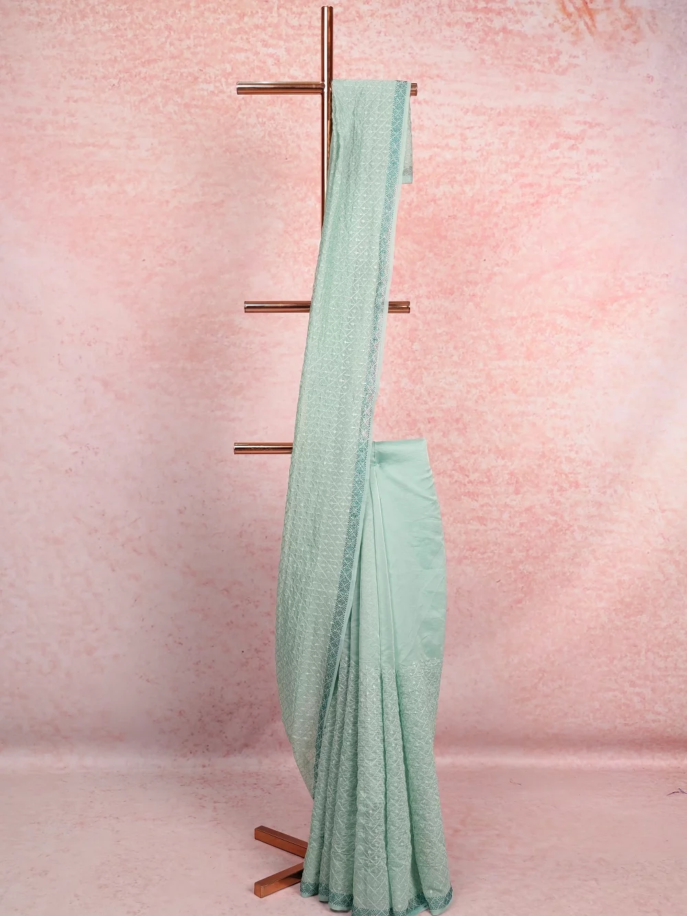 Light Green Organza Saree