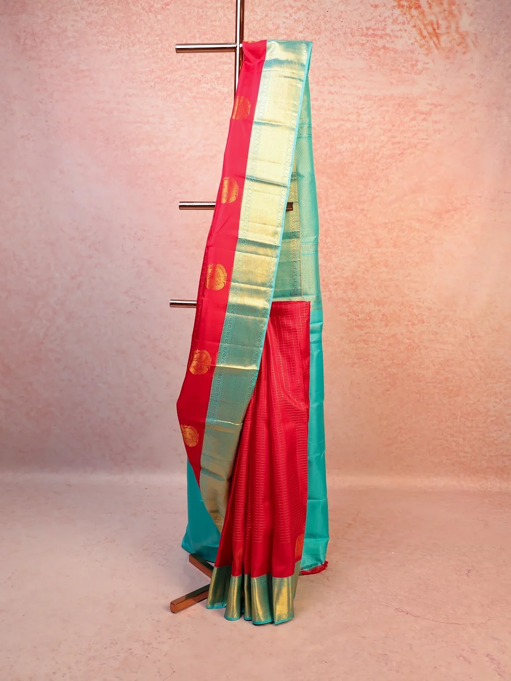 Red Kancheepuram Silk Saree