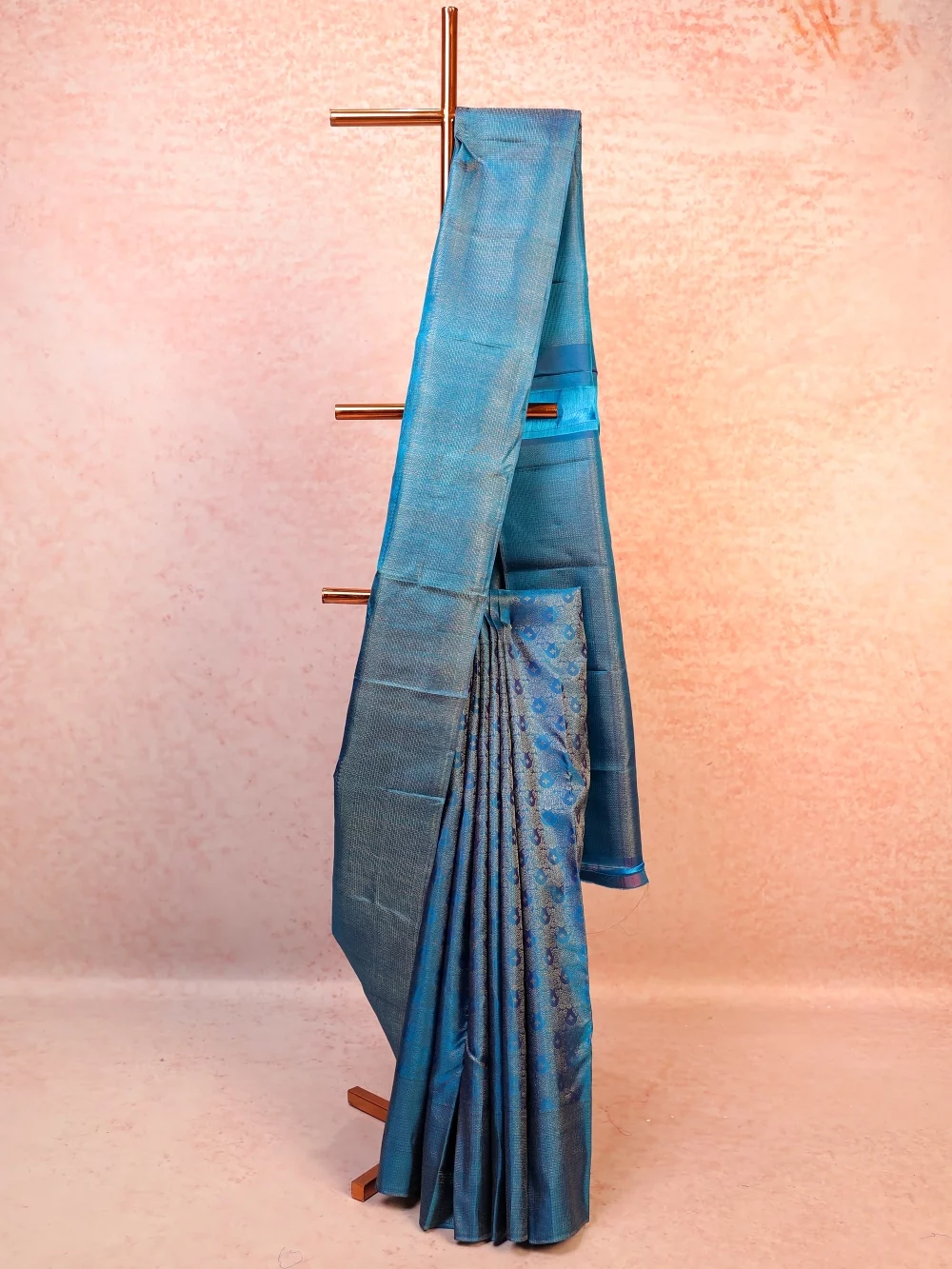 Blue Kancheepuram Silk Saree