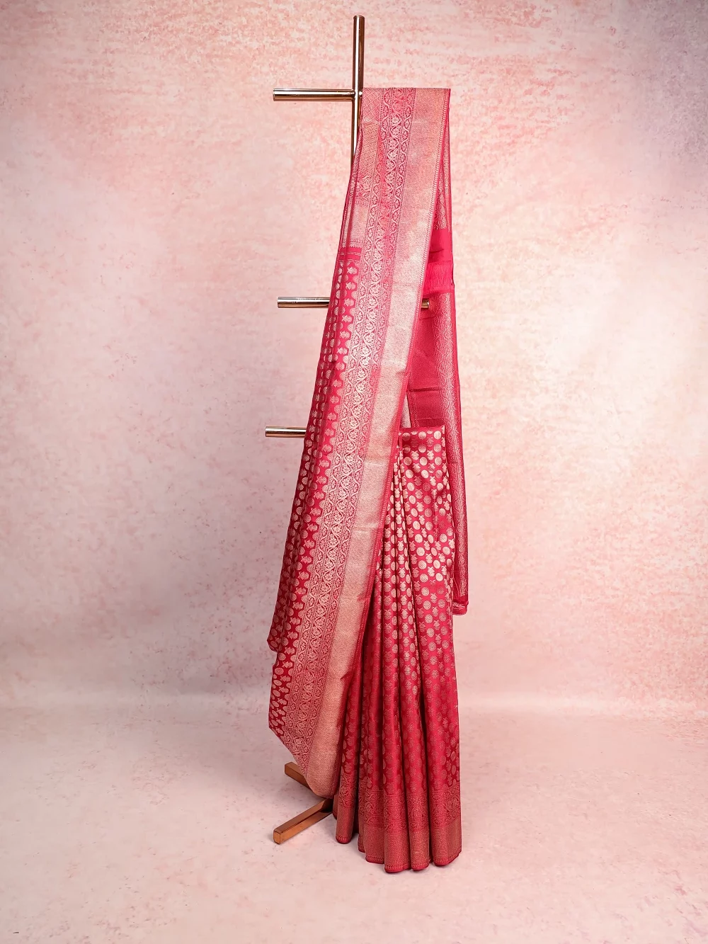 Maroon Kancheepuram Silk Saree