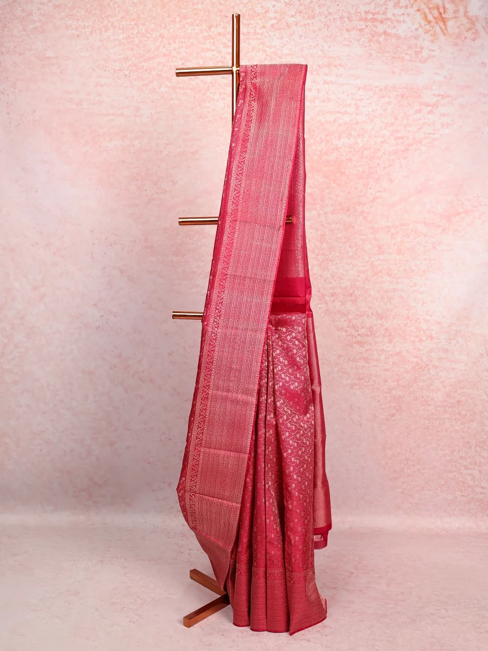Maroon Kancheepuram Silk Saree