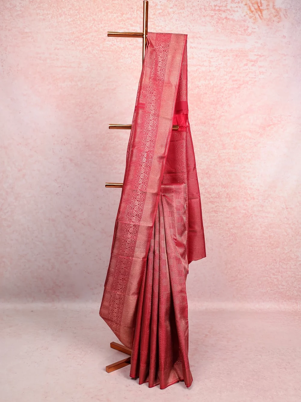 Maroon Kancheepuram Silk Saree