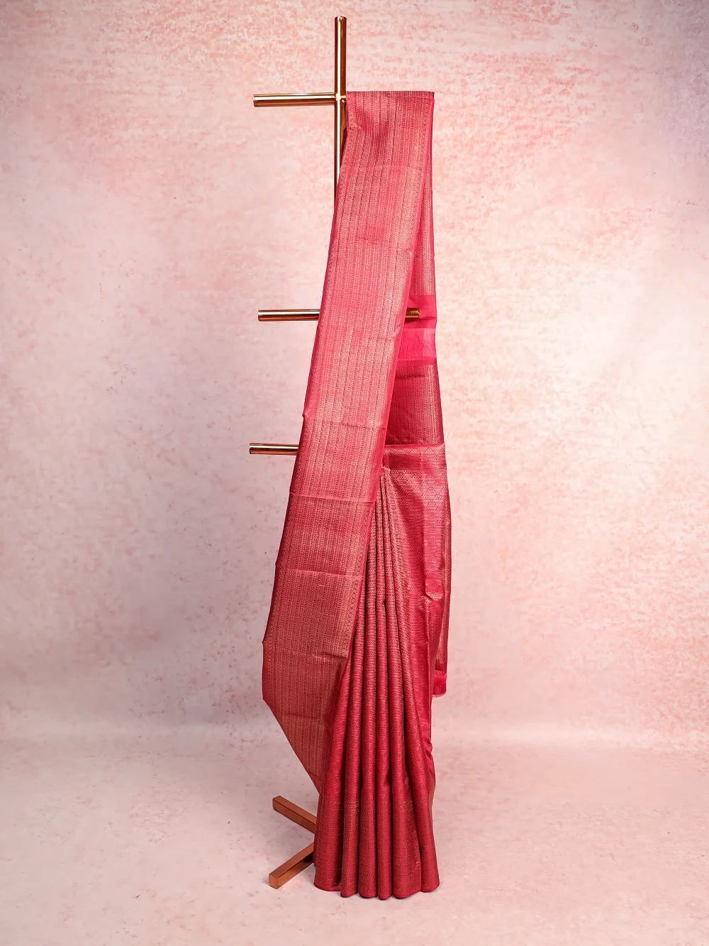 Wine Kancheepuram Silk Saree