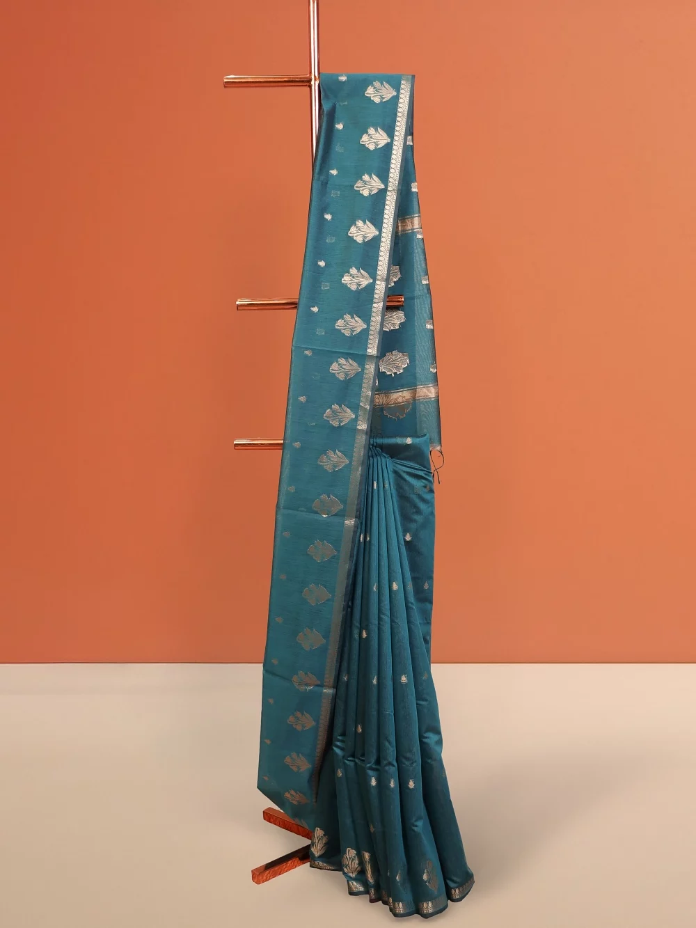 Green Cotton Silk Saree