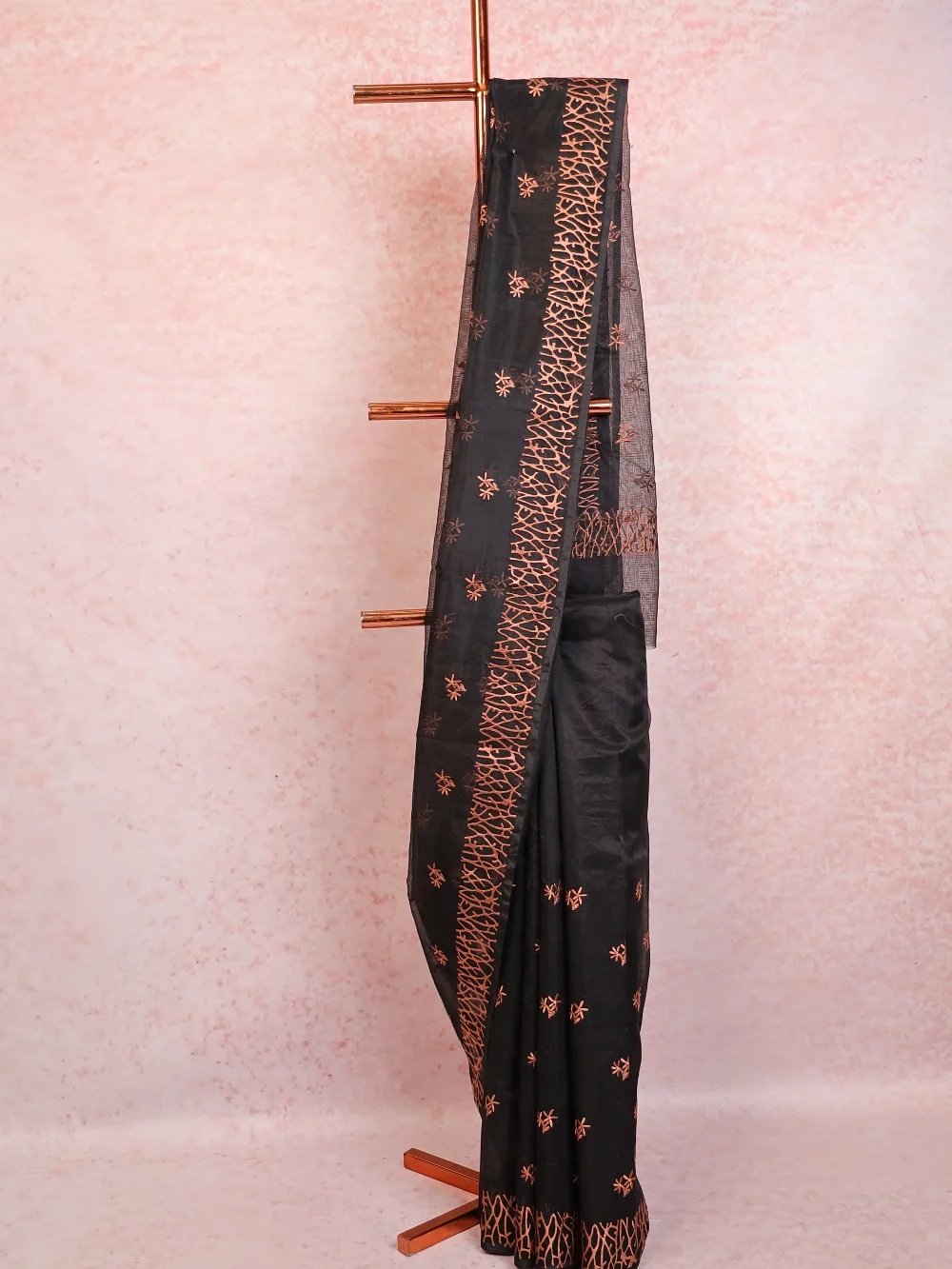 Black Net Kota Saree