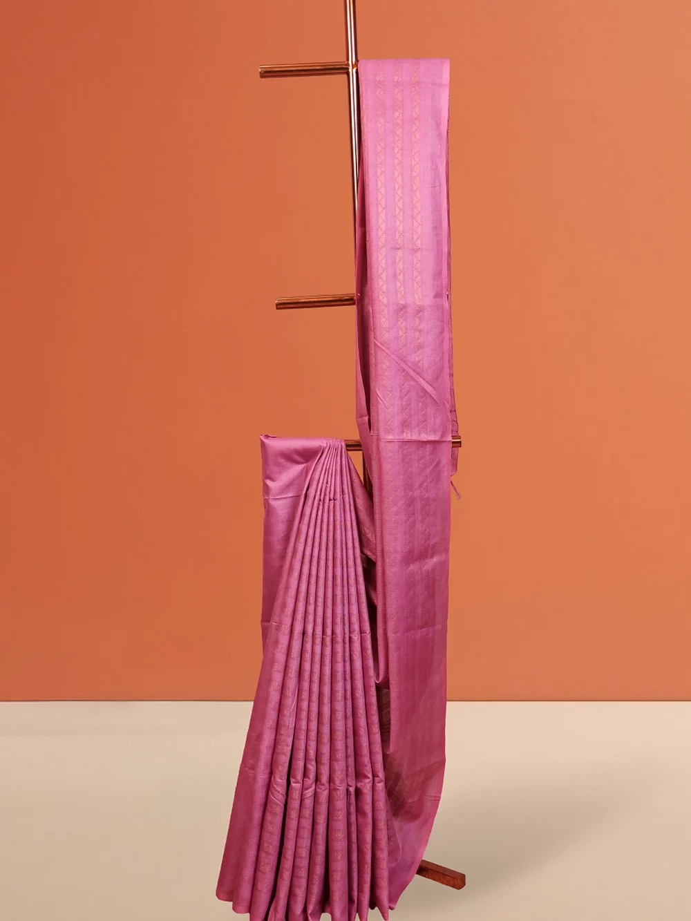 Pink Semi Tissue Saree