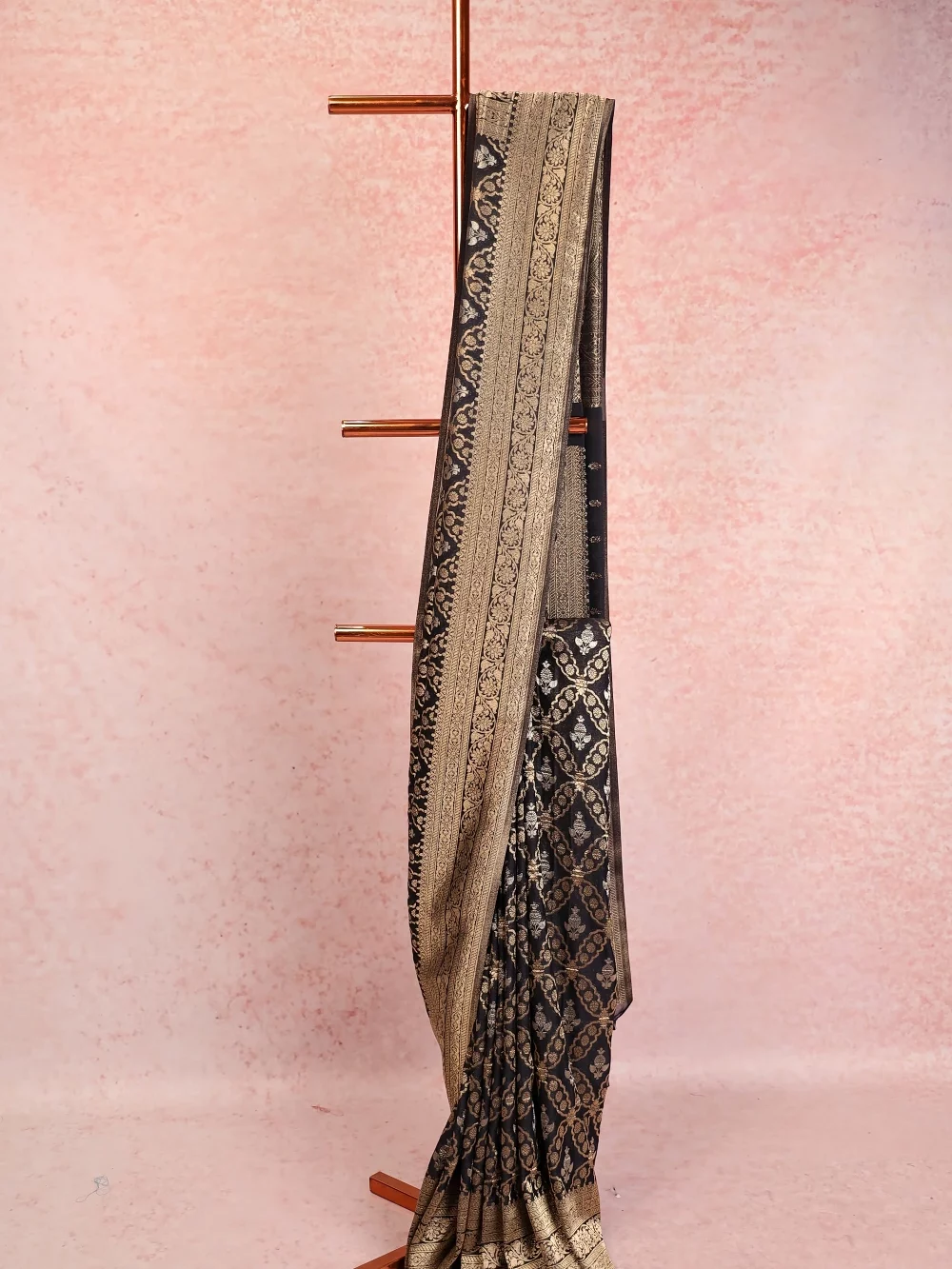 Black Georgette Saree