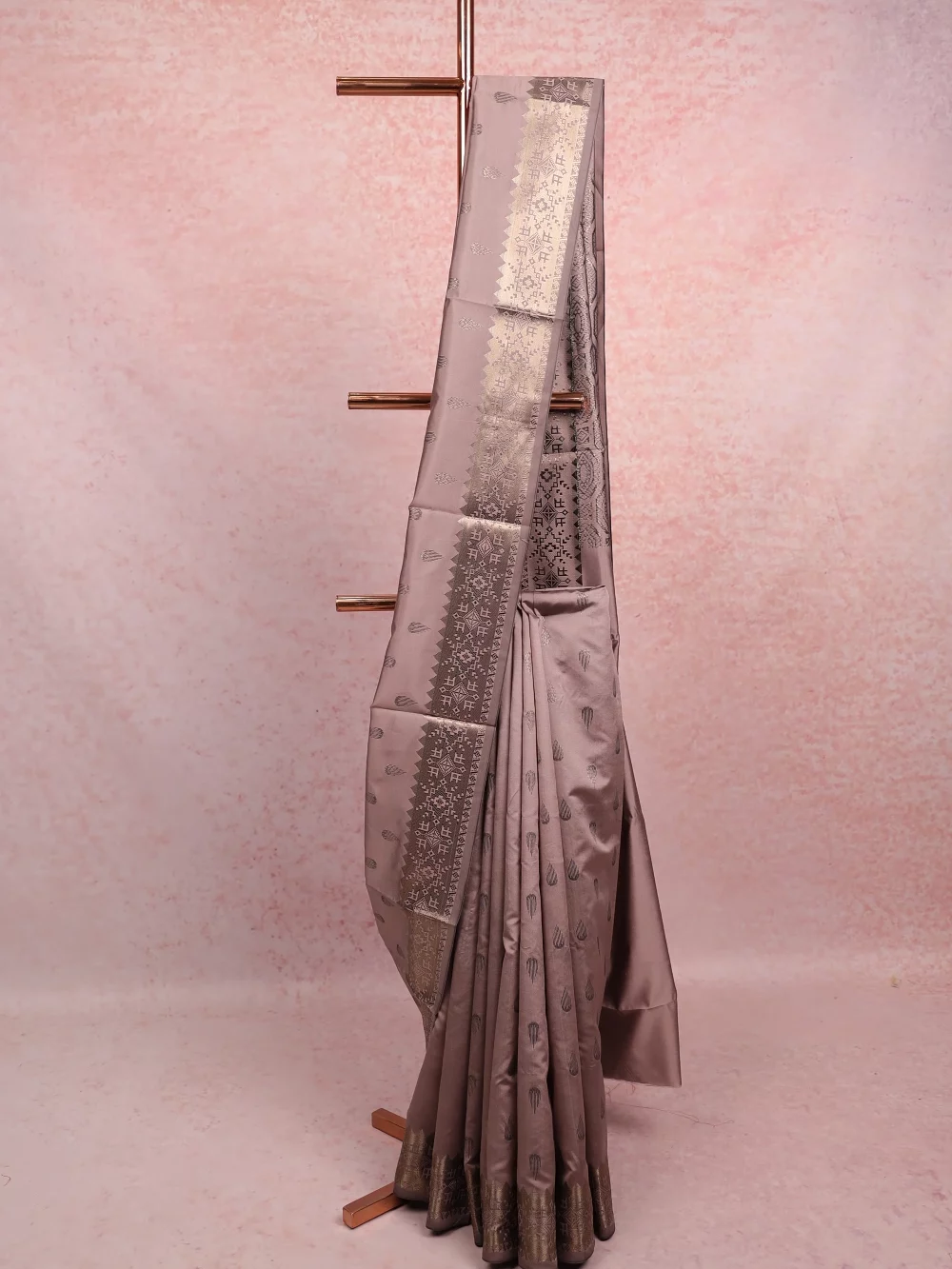Pastel Semi Silk Saree