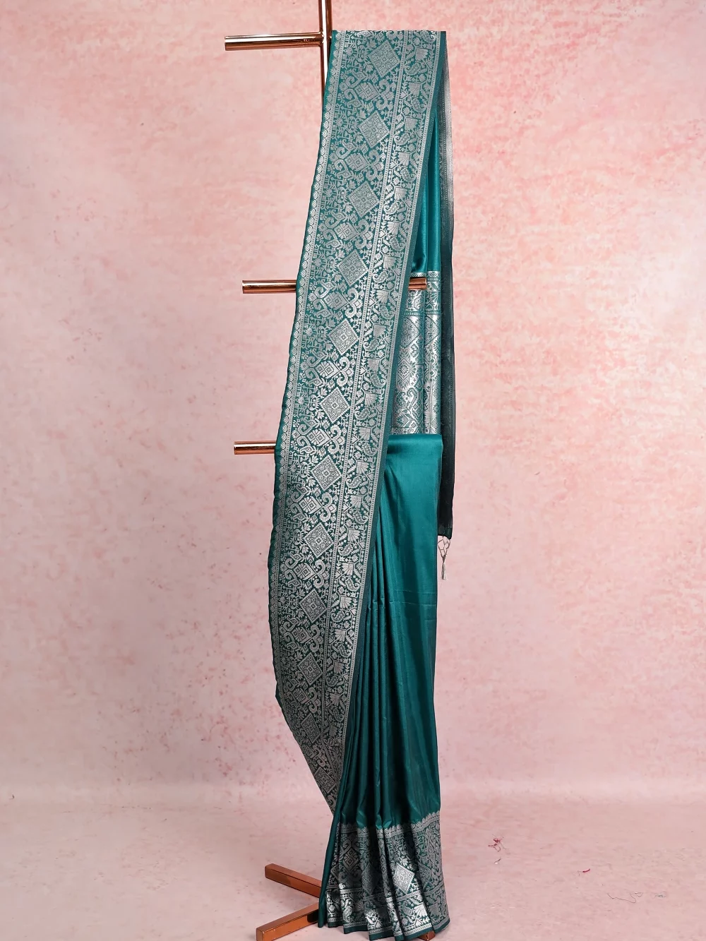 Green Semi Silk Saree