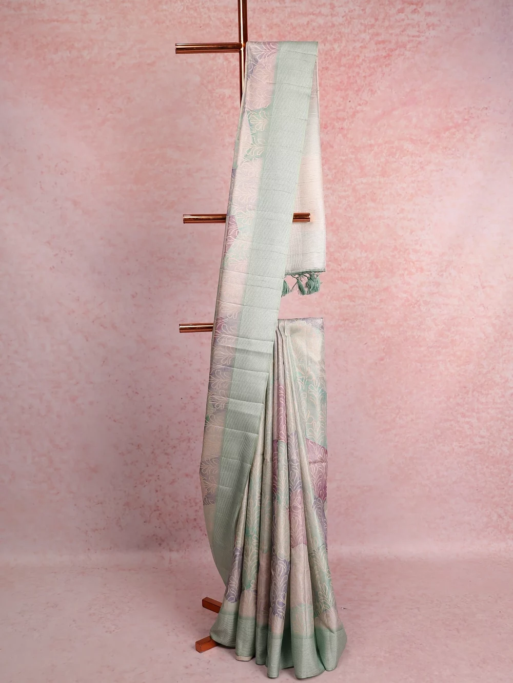 Multi Color Semi Tussar Saree