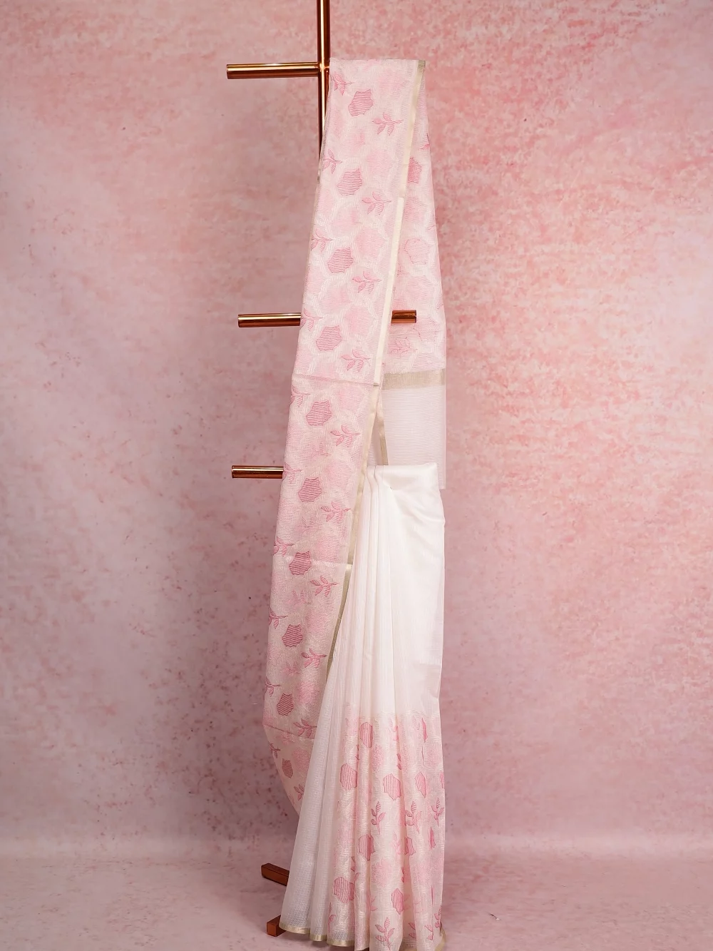 Off White Kota Saree