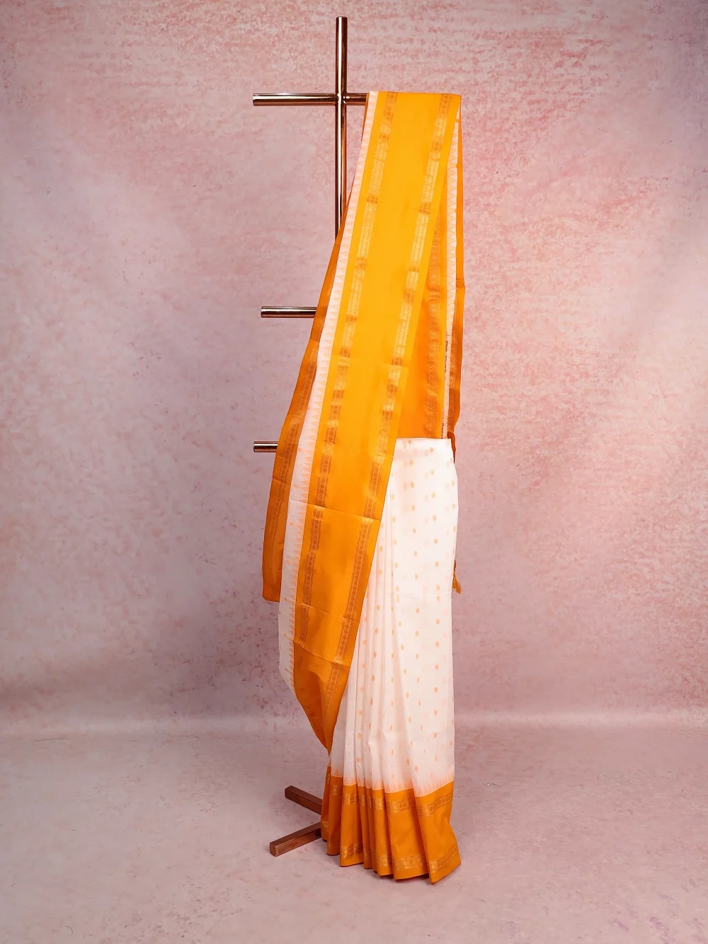 Off White Cotton Saree