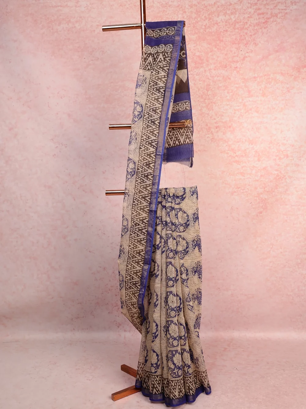 Cream Silky Kota Saree