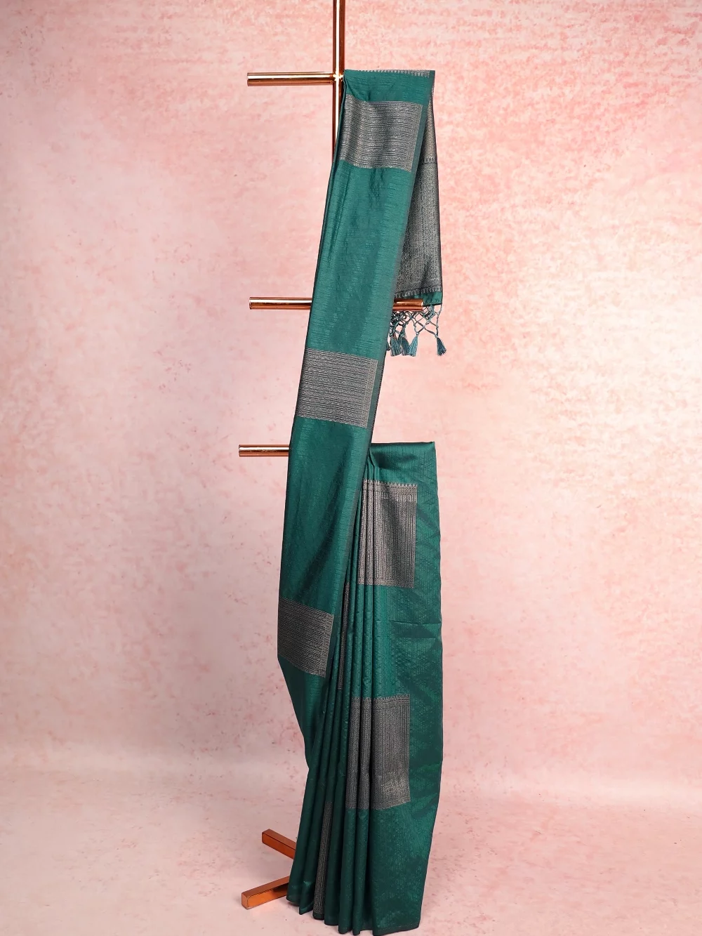 Green Jute Banarasi Saree