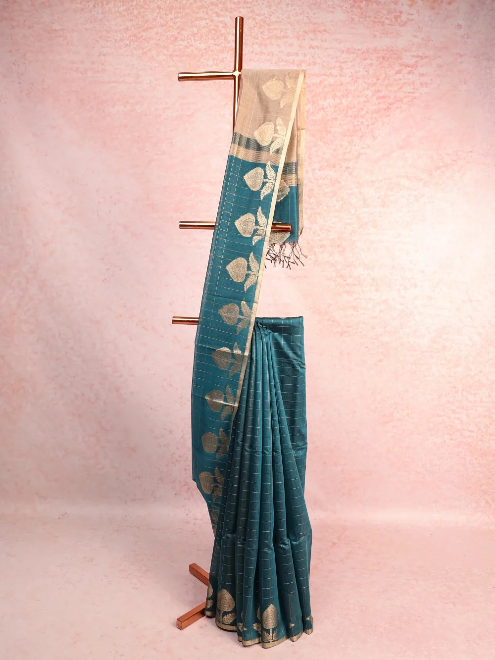 Green Cotton Silk Saree