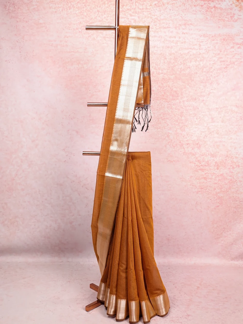 Mustard Narayan Pattu Saree