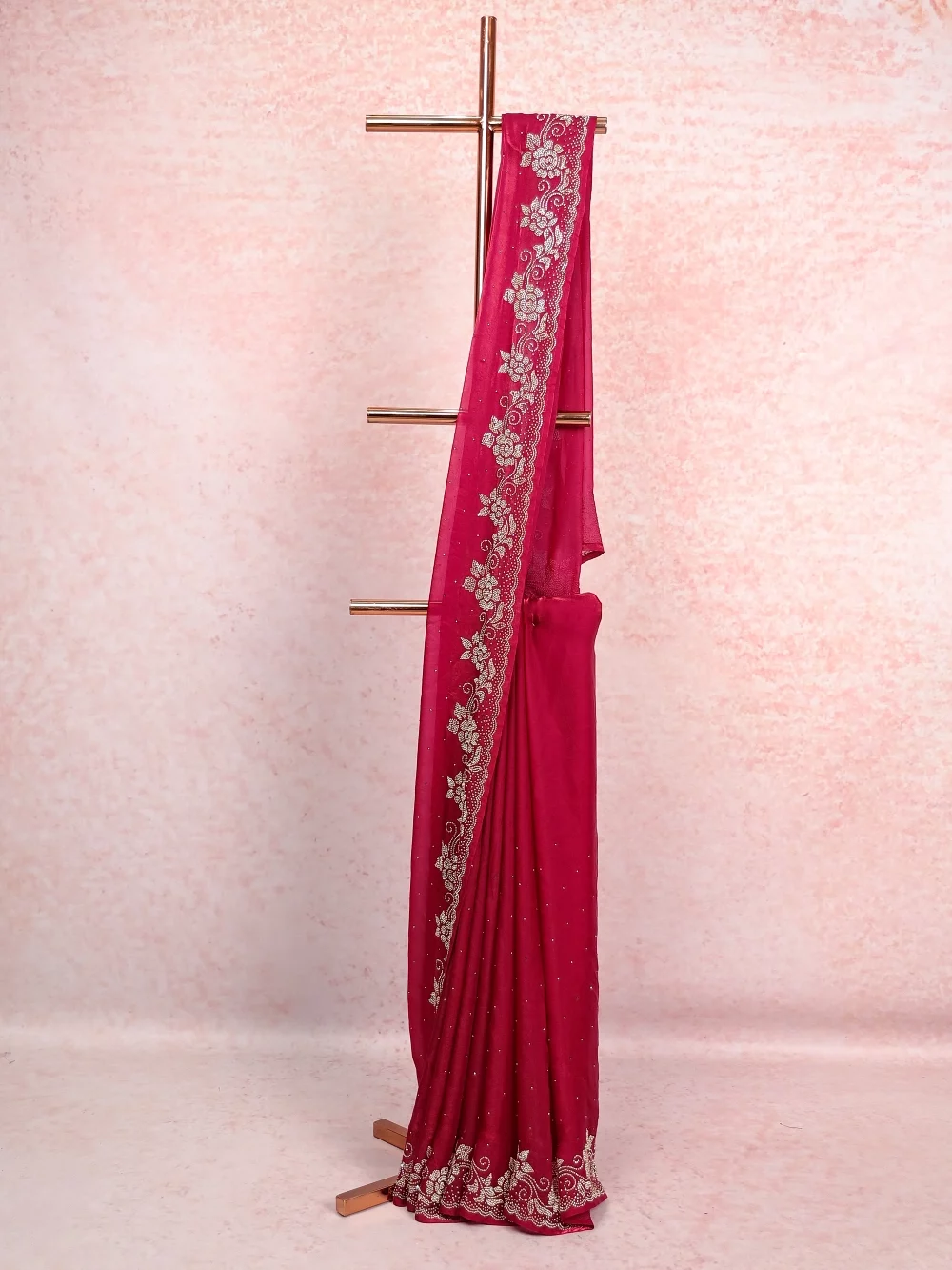 Purple Organza Saree