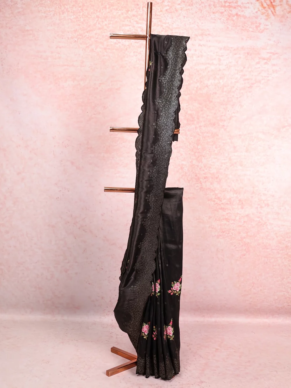 Black Organza Saree
