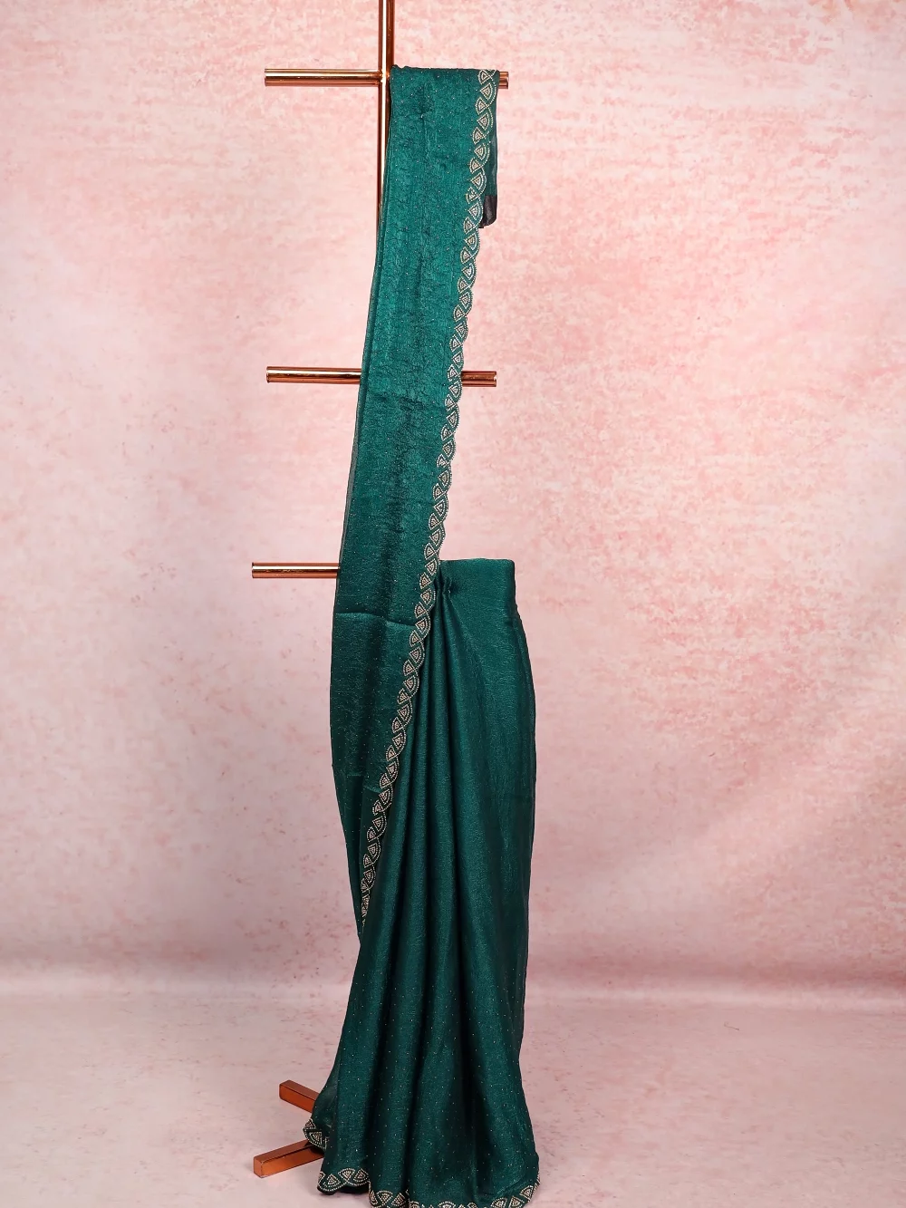 Green Organza Saree