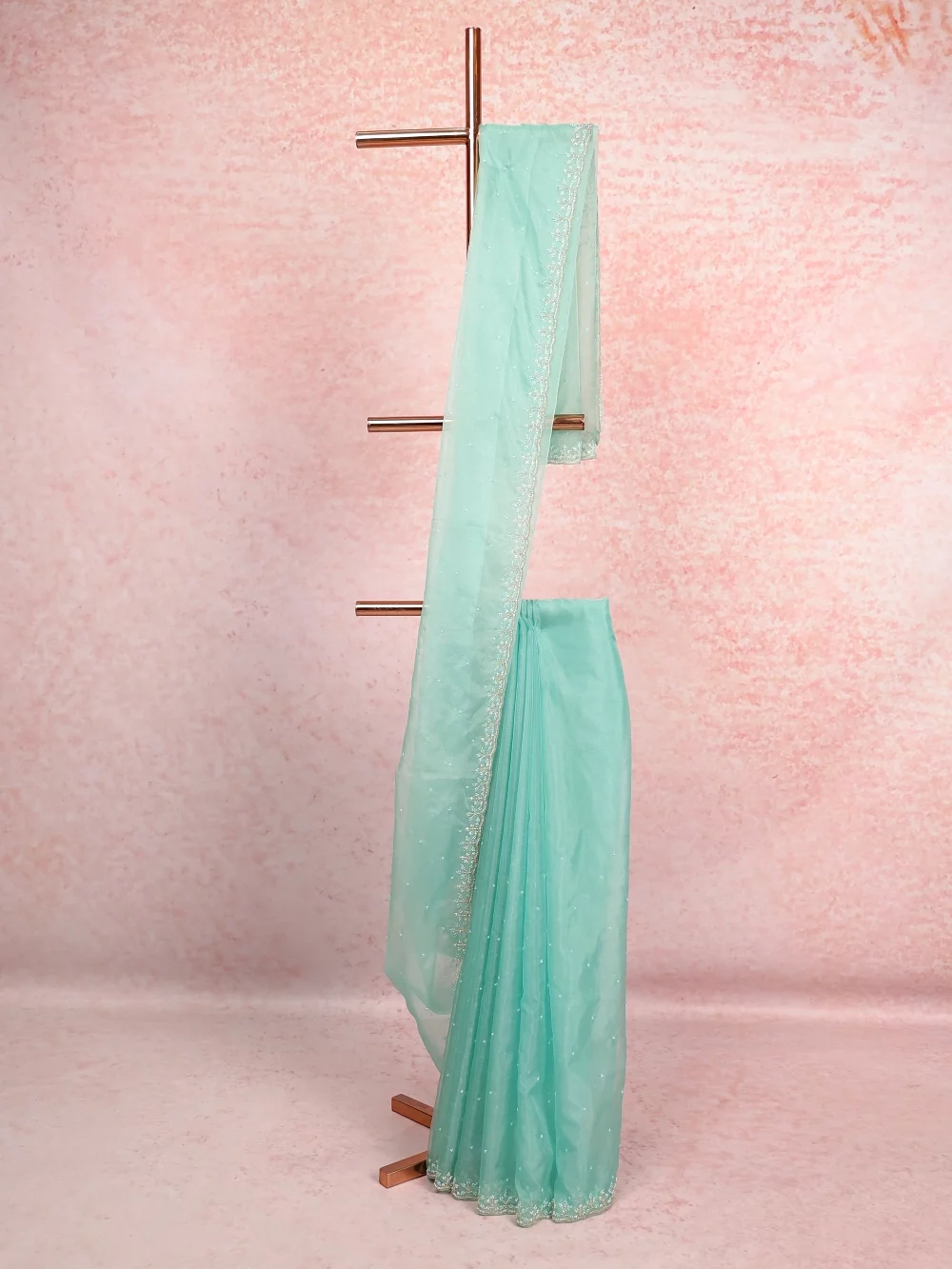 Light Green Organza Saree