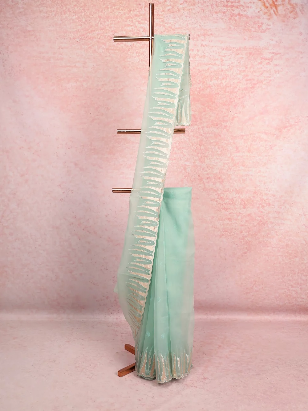 Light Green Organza Saree