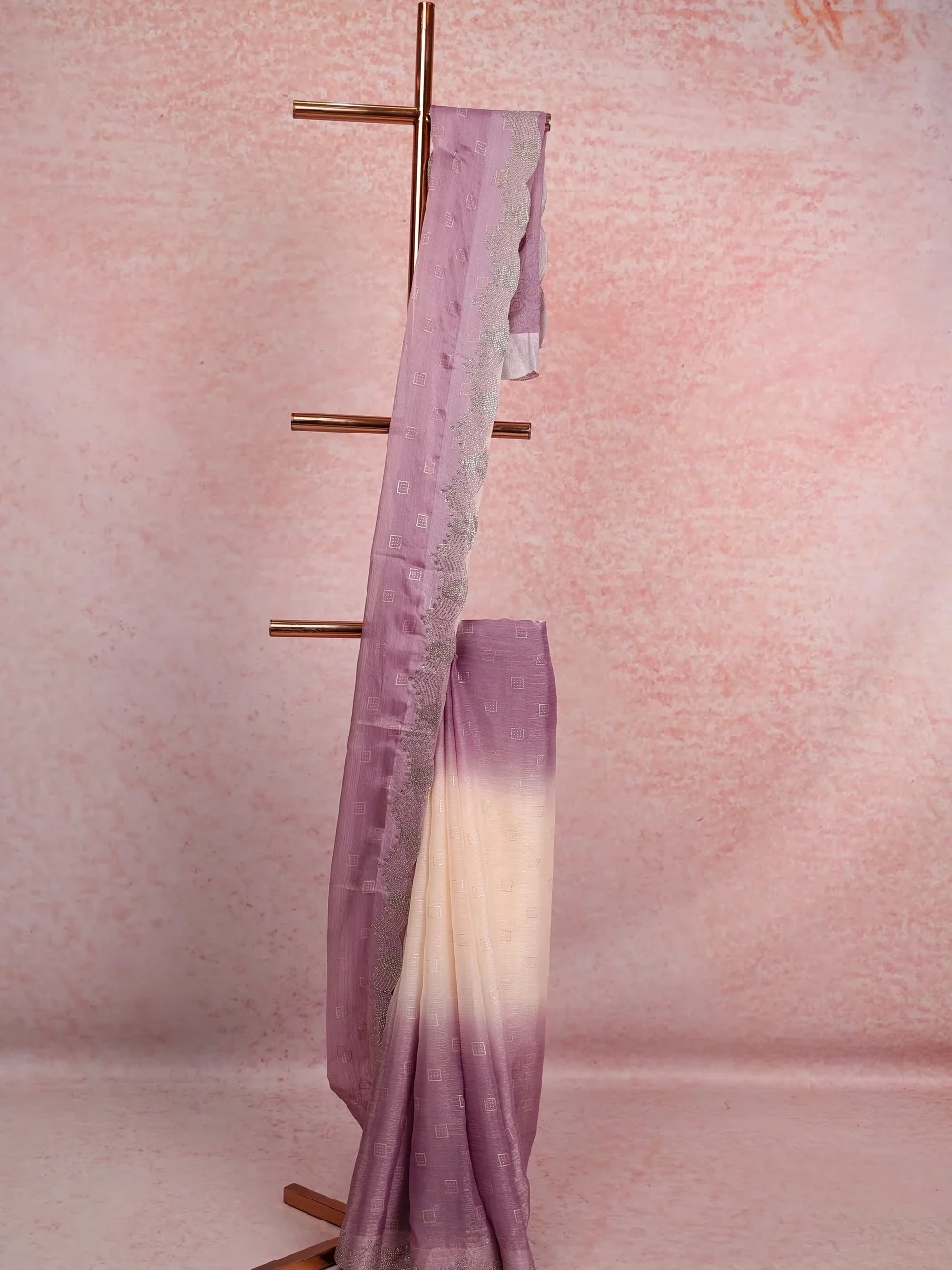 Multi Colour Crush Saree