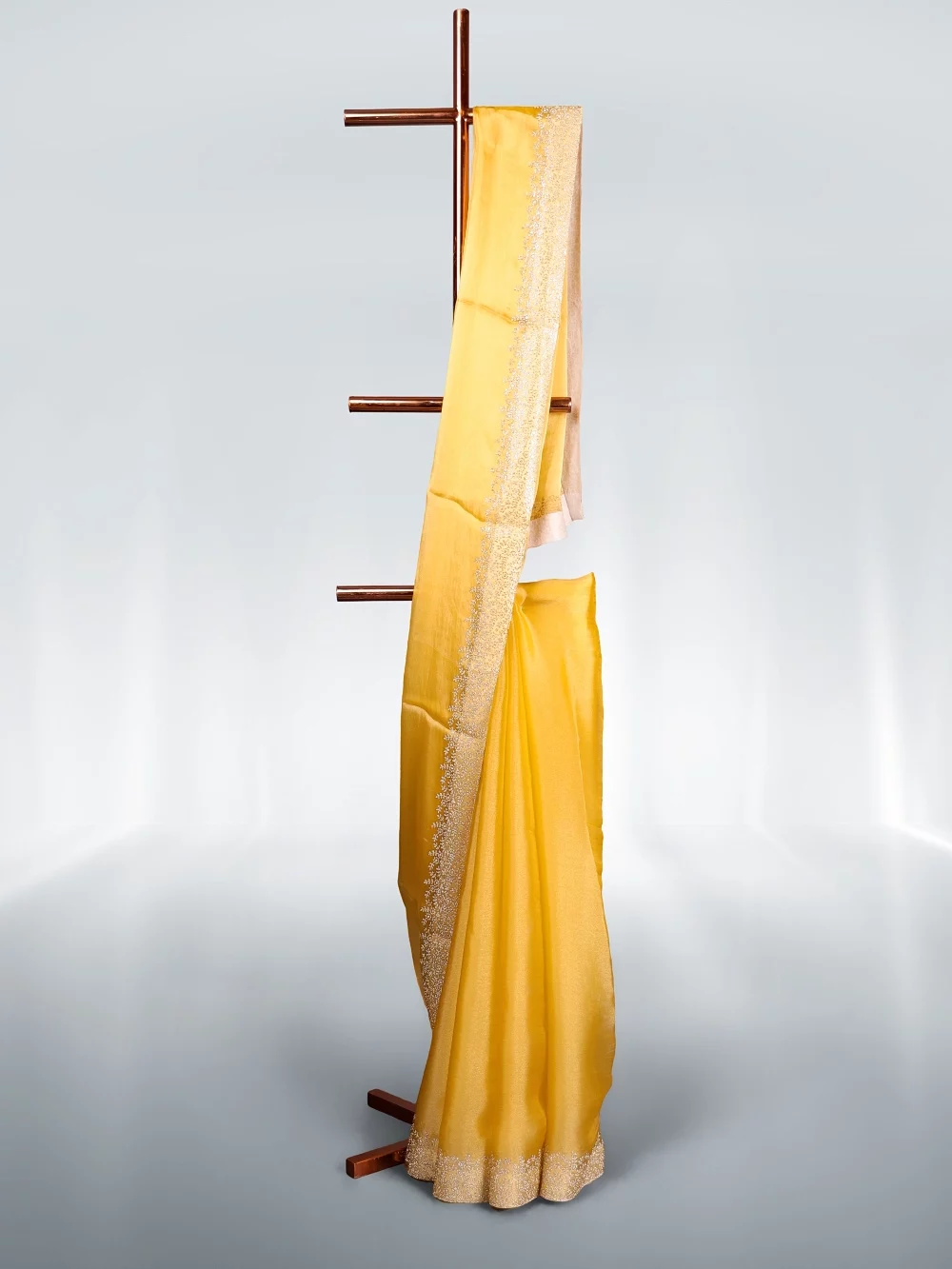 Yellow Crush Saree