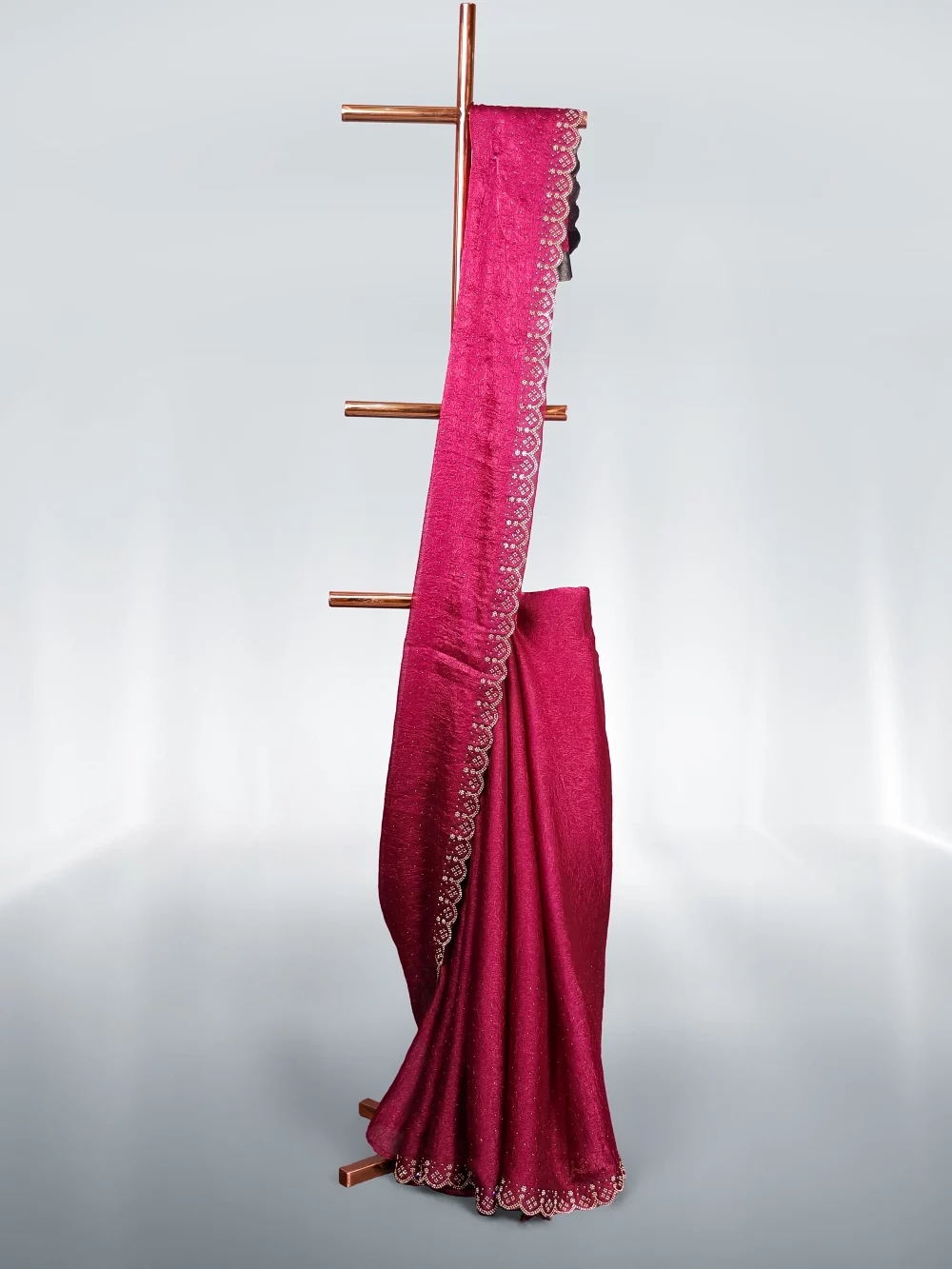 Purple Crush Organza Saree