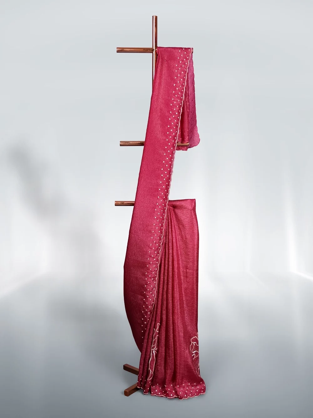 Wine Crush Saree
