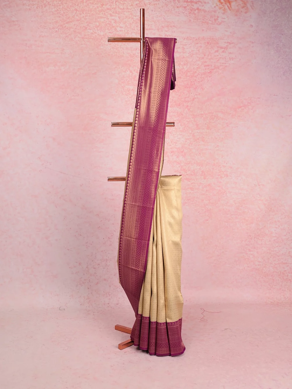 Gold Semi Silk Saree