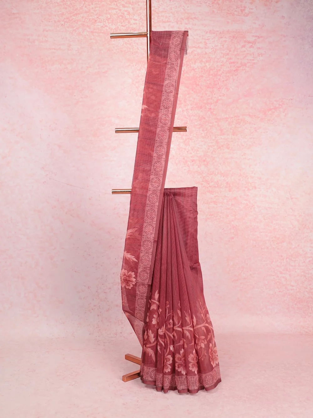 Coffee Brown Kota Saree