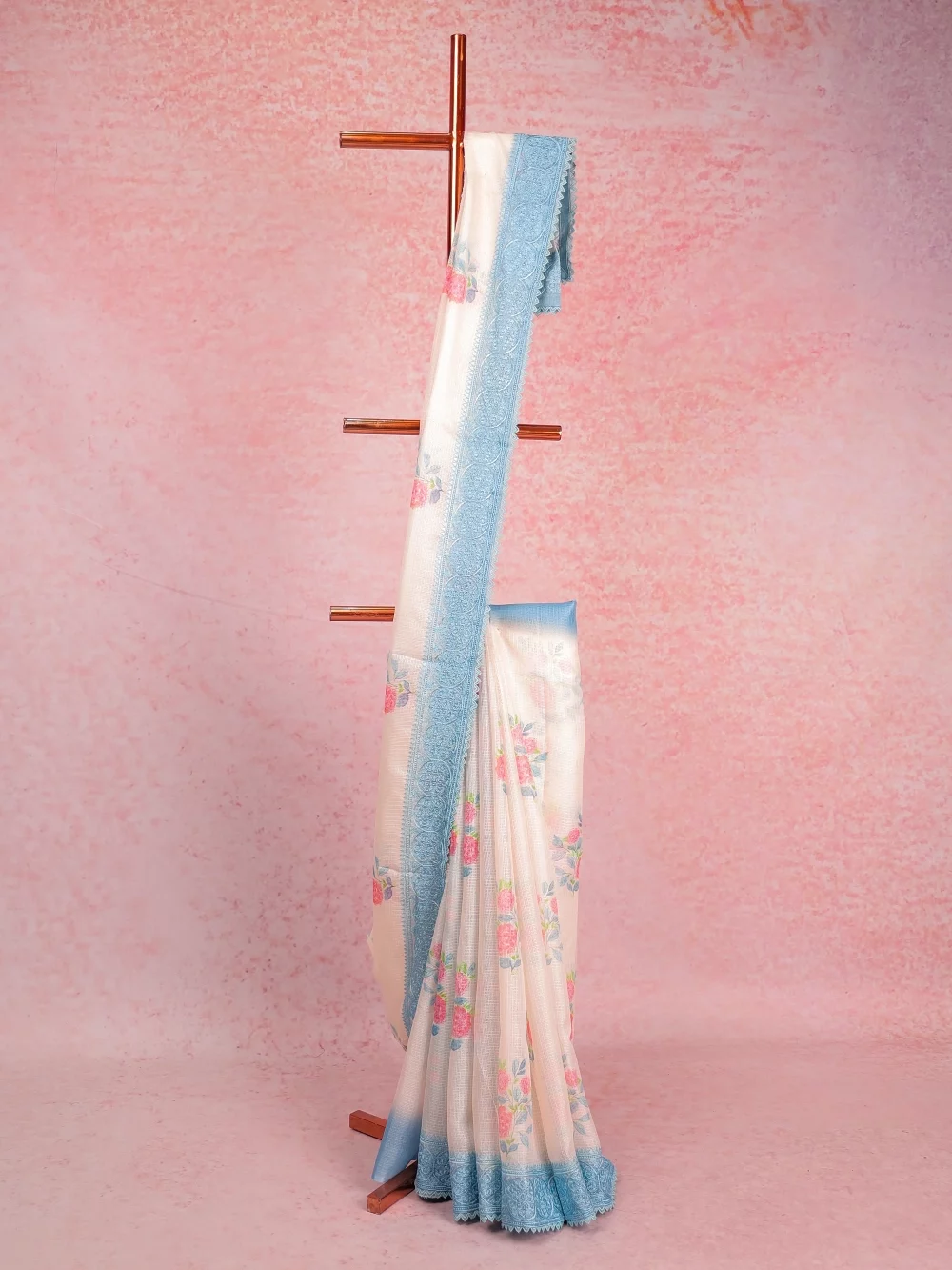 Off White Kota Saree