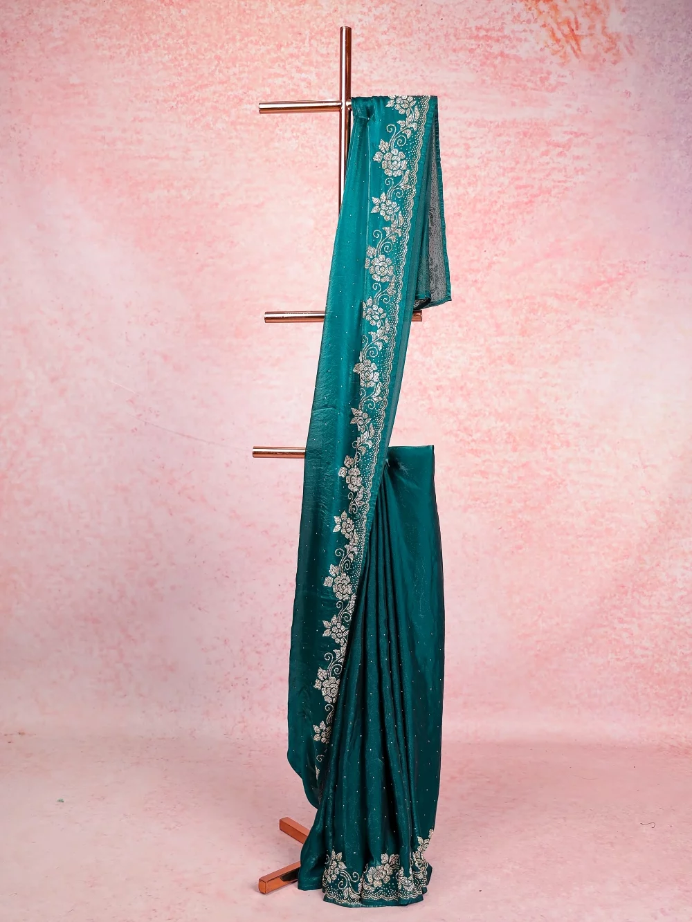 Green Organza Saree
