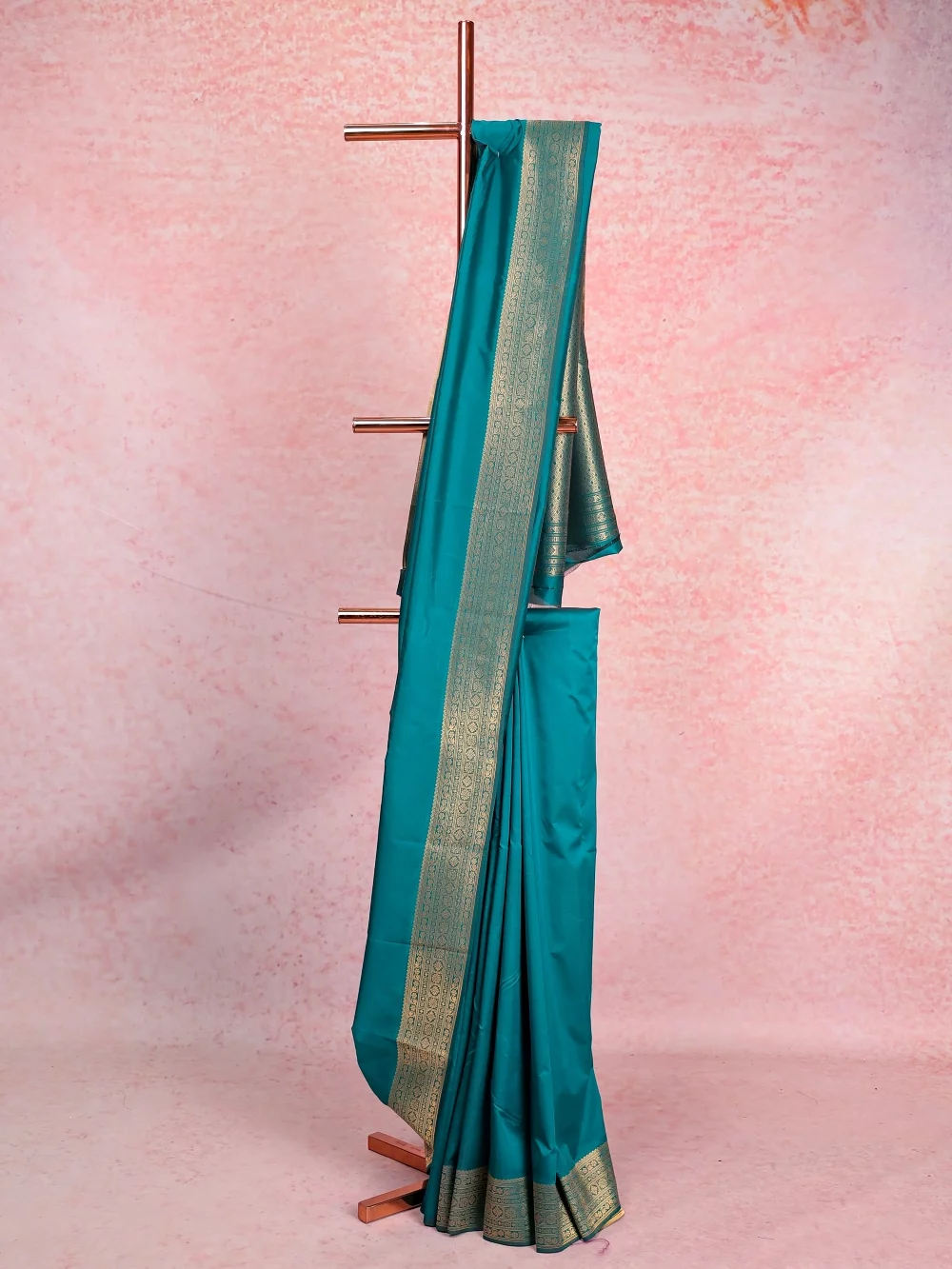 Green Semi Silk Saree