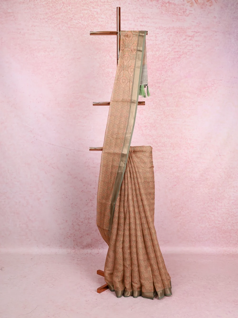 Viridian Chiffon Saree