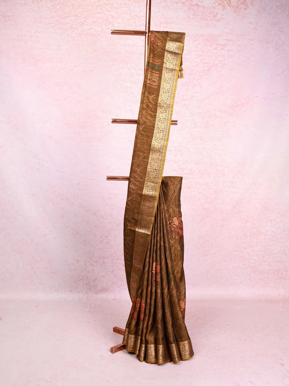 Moss Green Cotton Kota Saree