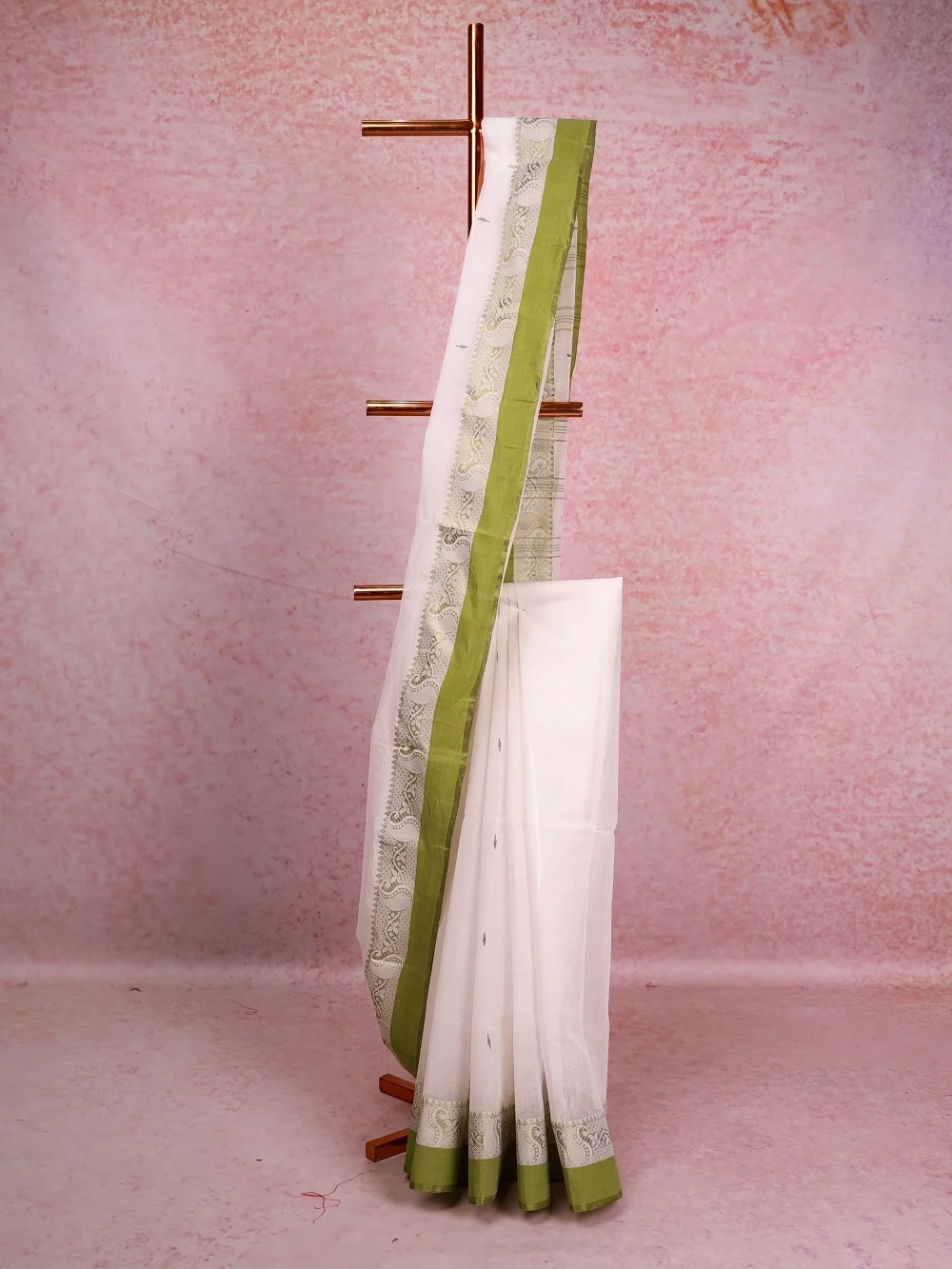 White Cotton Saree