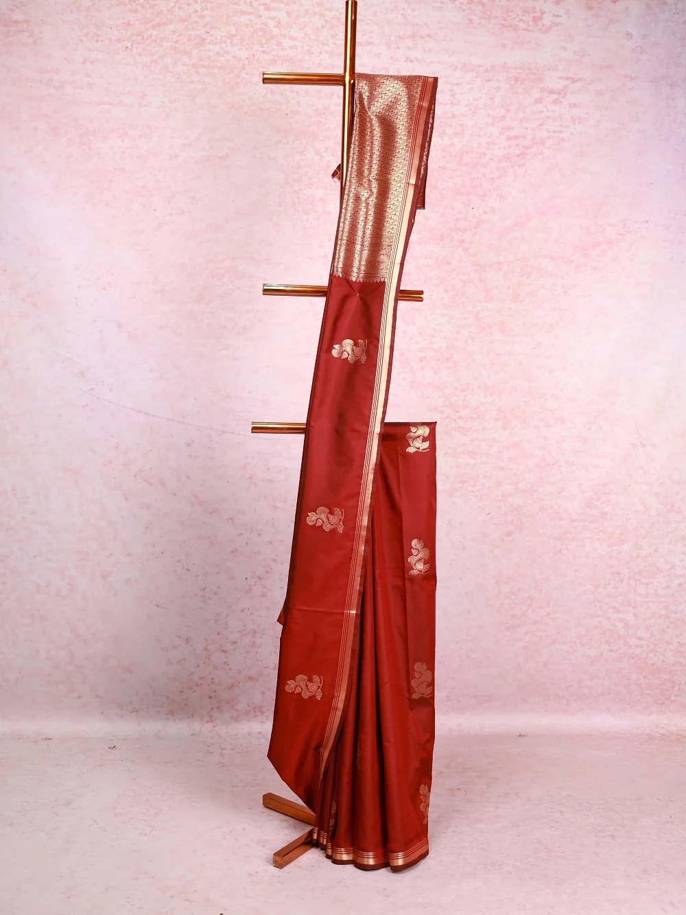 Brown Soft Silk Saree