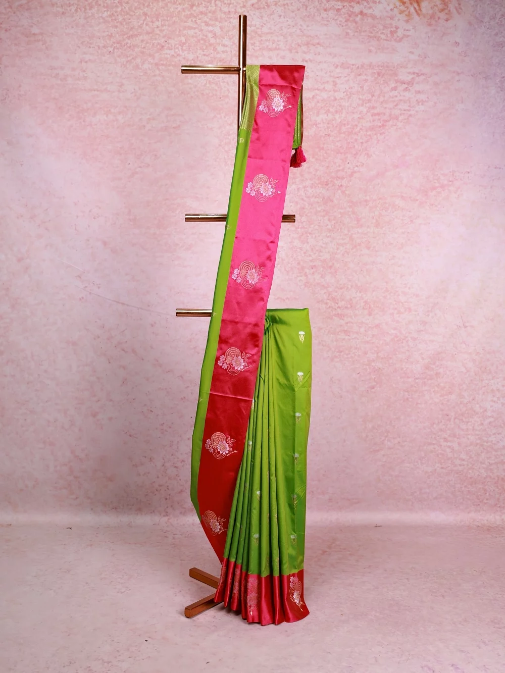 Green Cotton Silk Saree