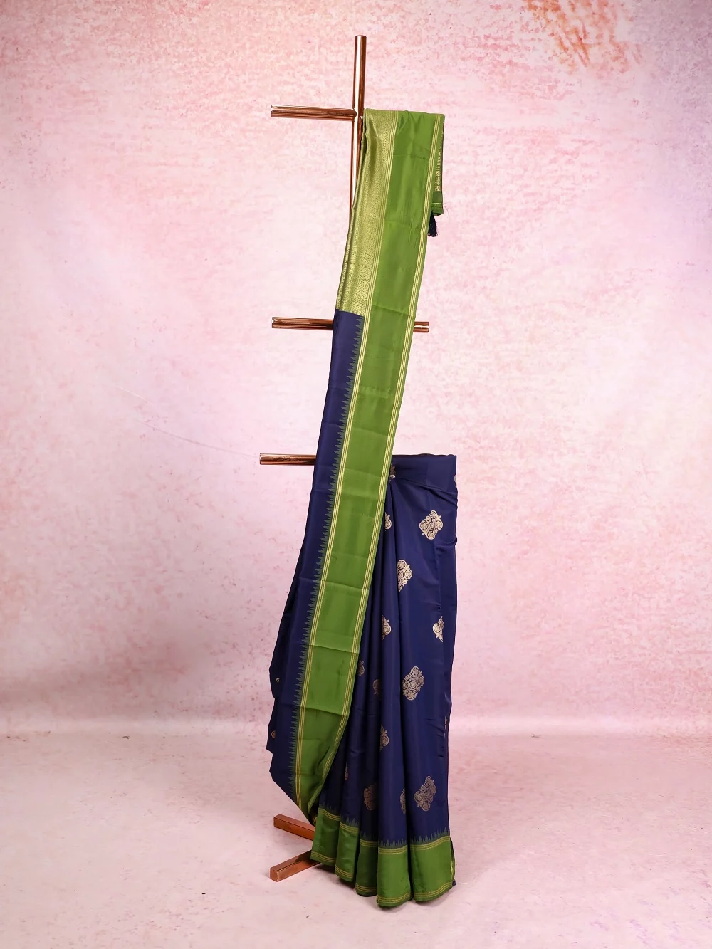 Blue Semi Silk Saree
