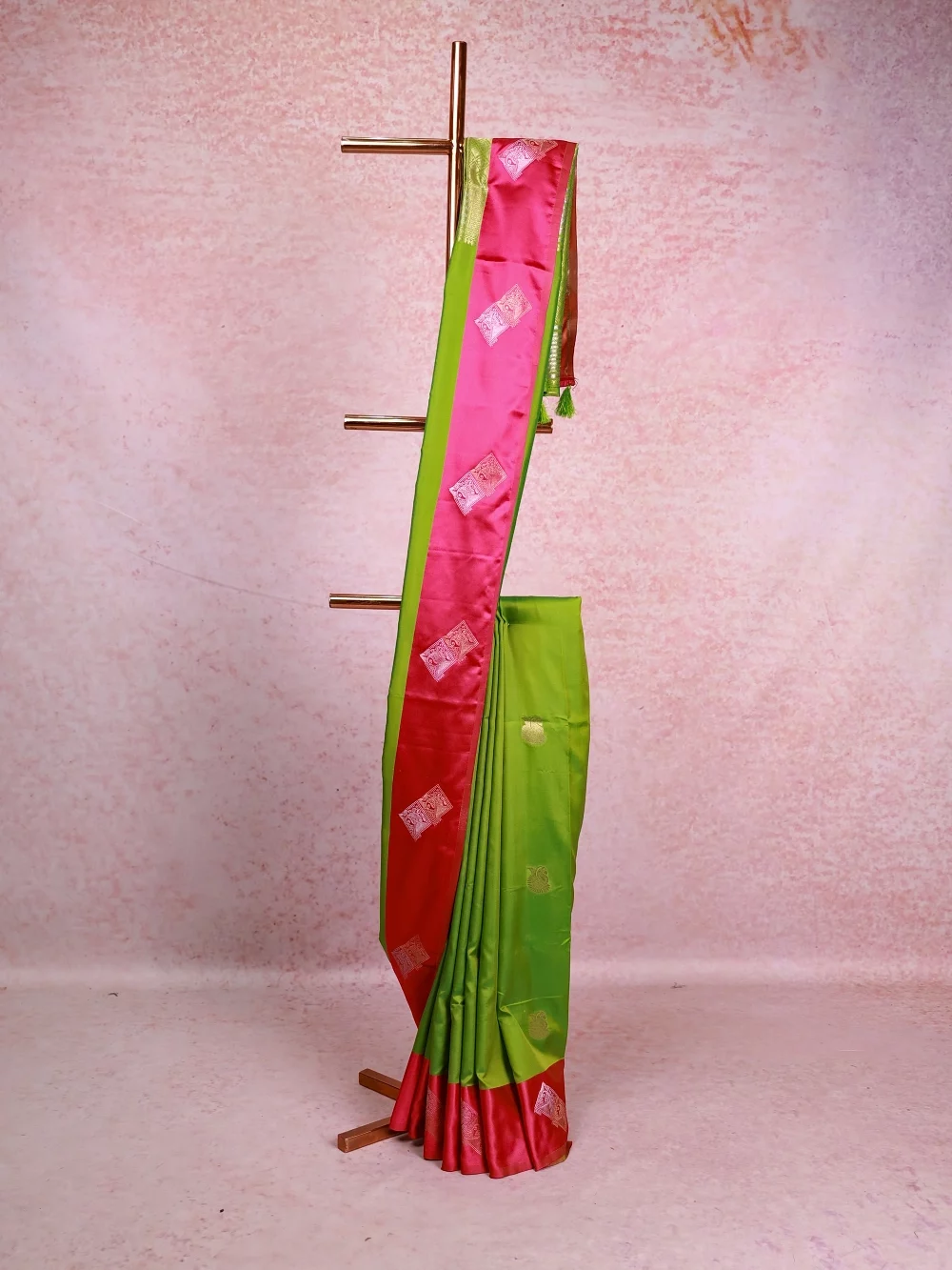 Green Semi Silk Saree