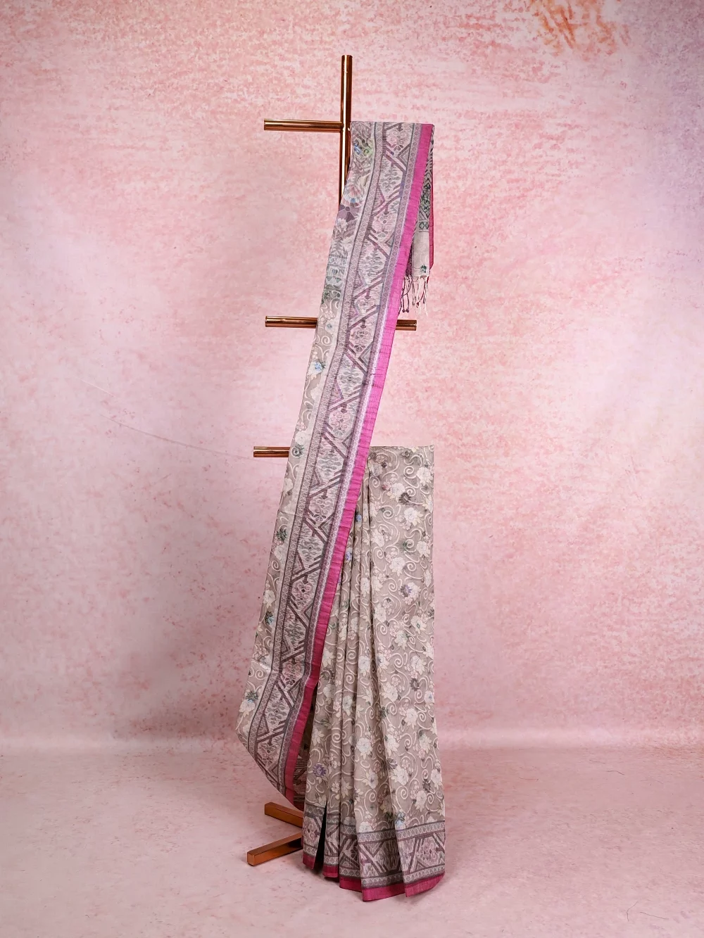 Light Lavender Cotton Saree