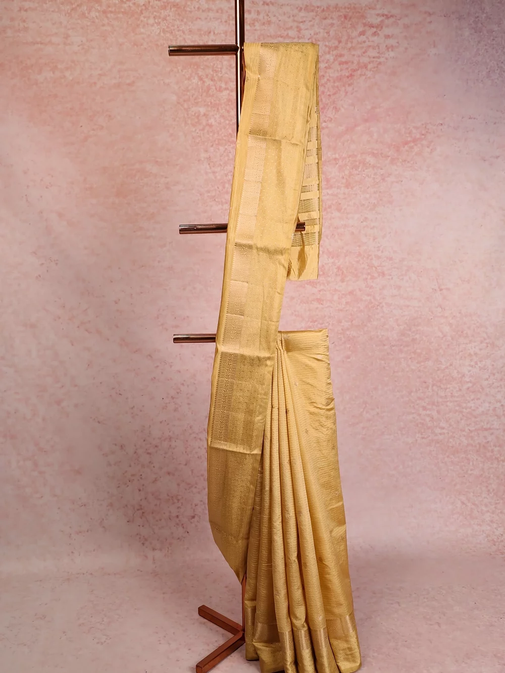 Gold Semi Silk Saree
