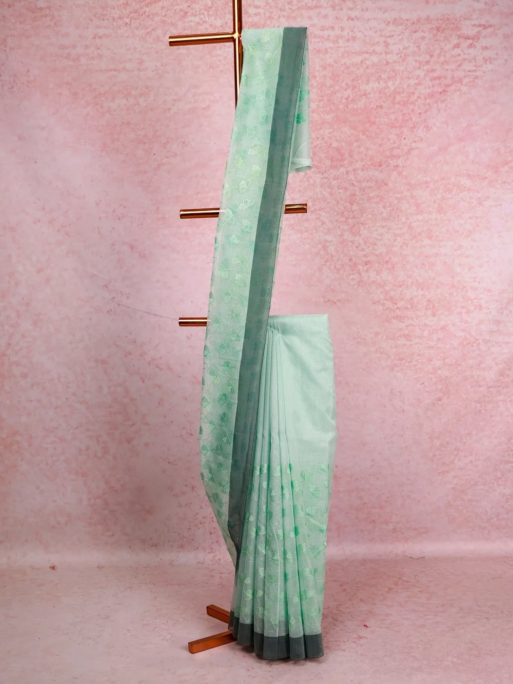 Sea Green Kota Saree