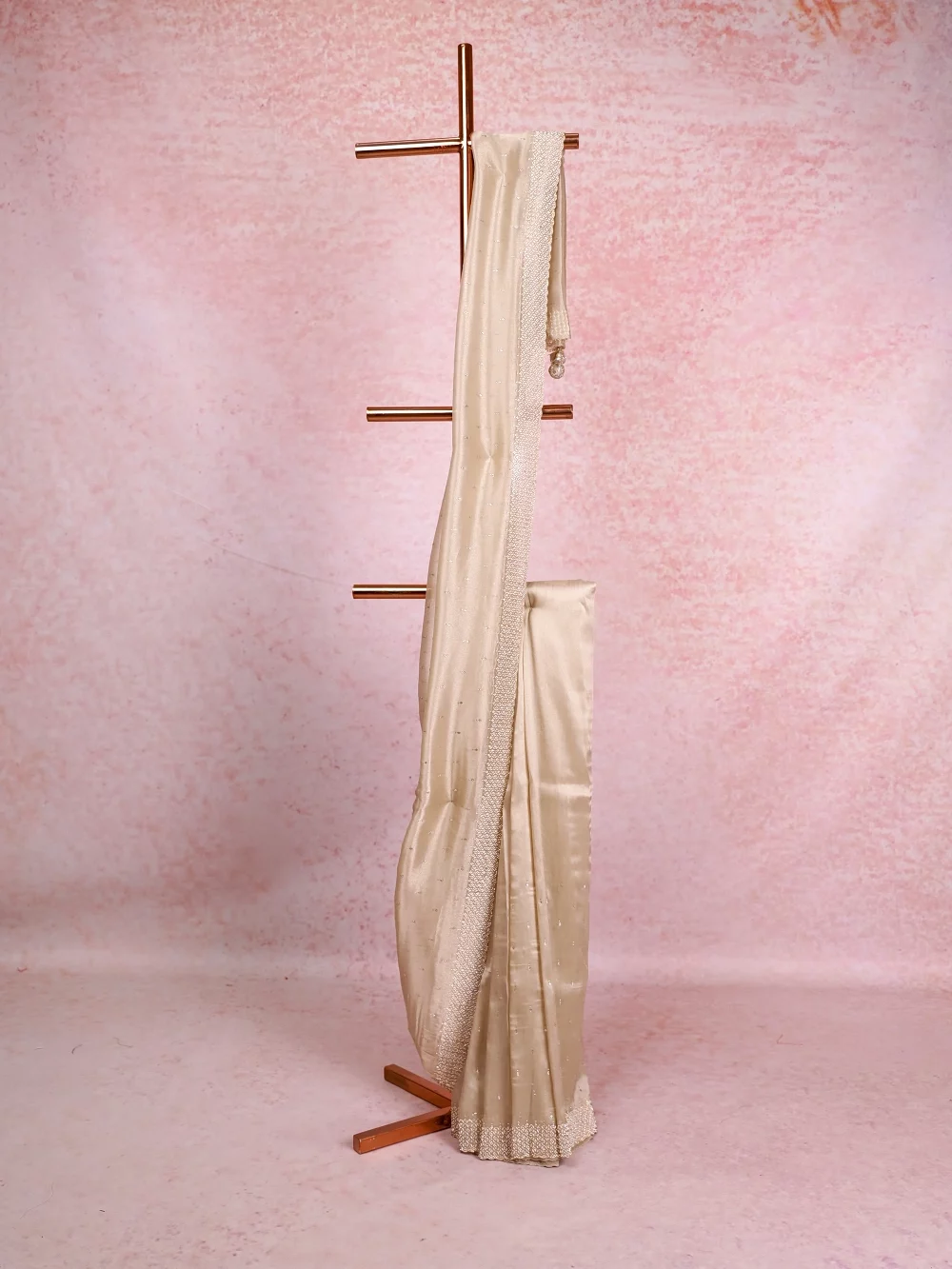 Chikku Color Tissue Organza Saree