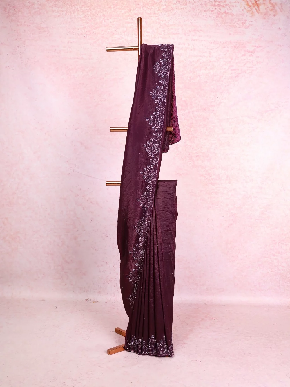 Purple Crush Organza Saree