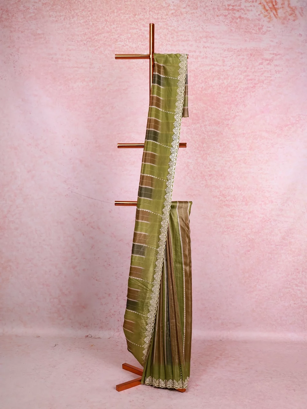 Green Semi Silk Saree