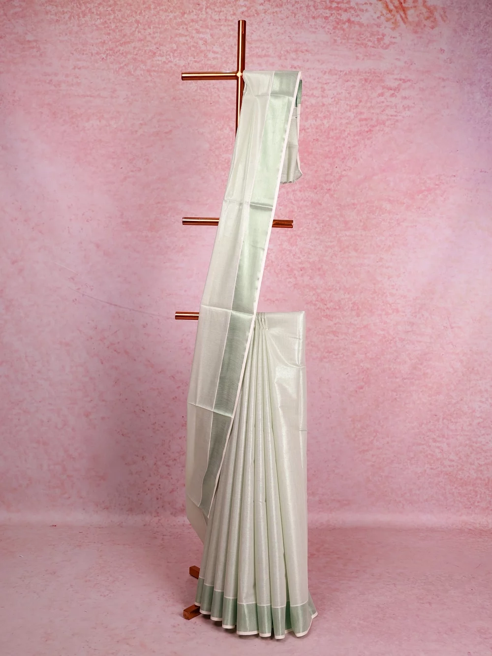 Green Tissue Kerala Saree